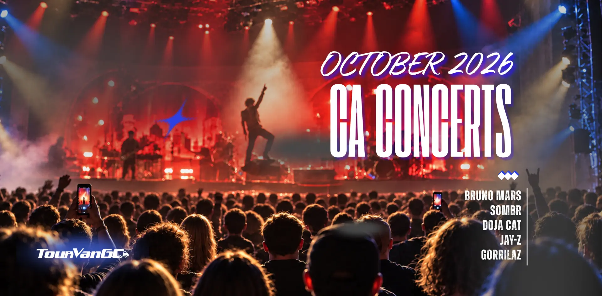 California Concerts in October 2026: Major Artists, Venues and Dates