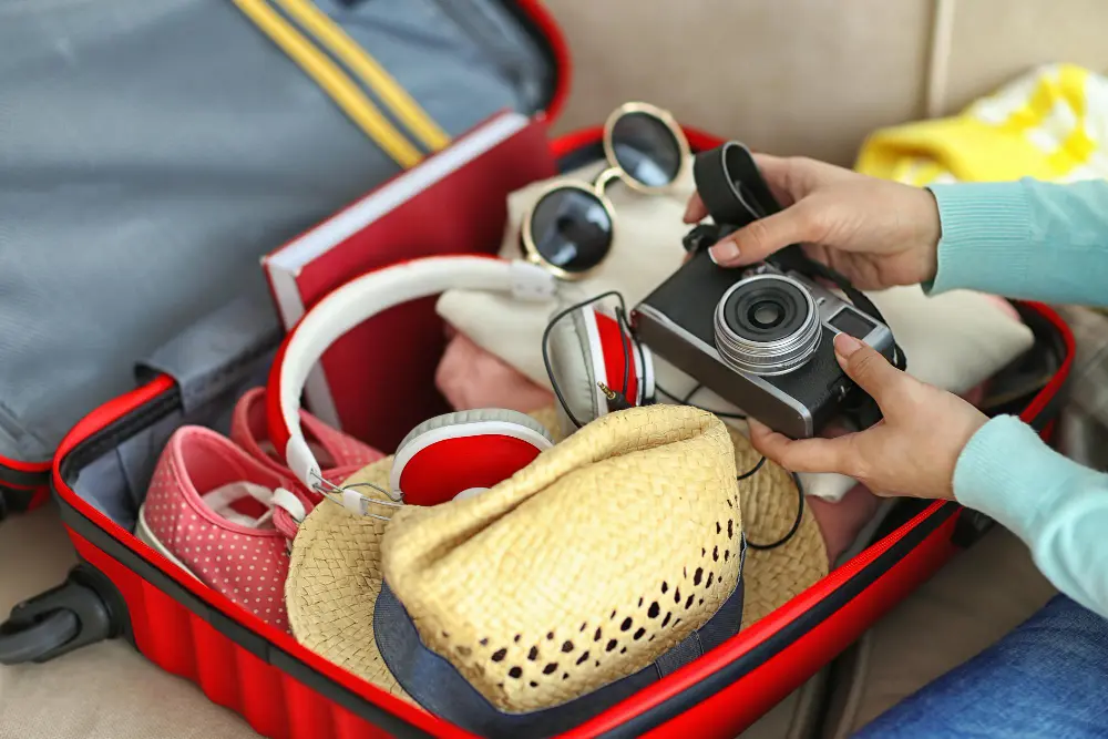 packing things for a trip