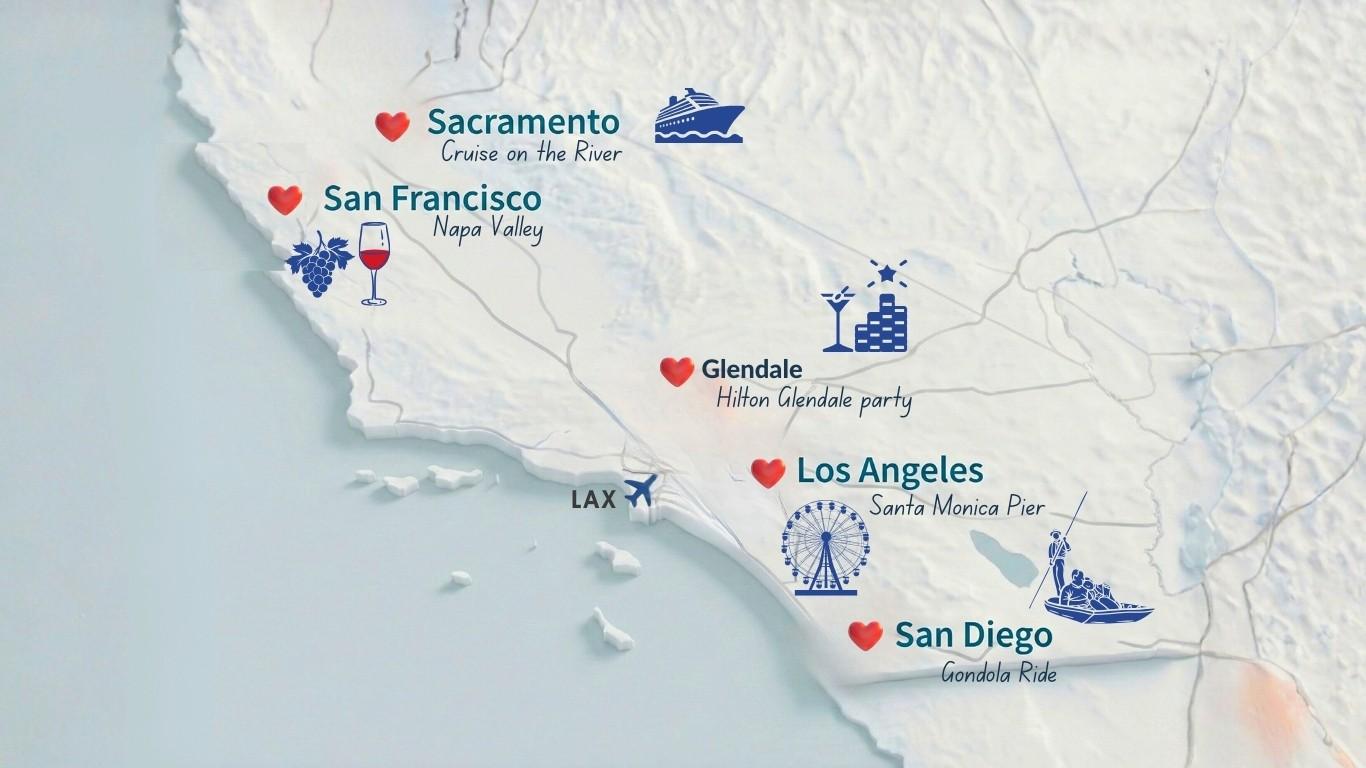 What to Do for Valentine’s Day in LA and Nearby California Cities