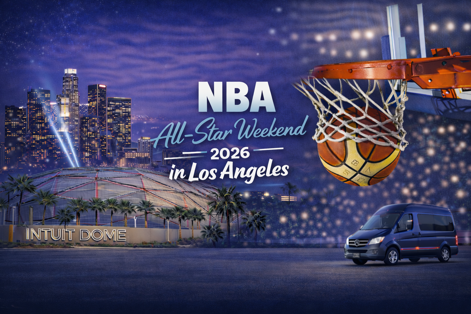 NBA All-Star Weekend 2026 in Los Angeles: Schedule, Venues, Hotels & Transportation Options