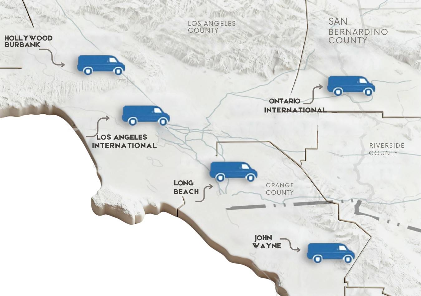 Luxury Sprinter Van at Airport